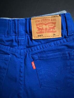 Levi's 514 Straight Leg Royal Blue Toddler Jeans Size 18M